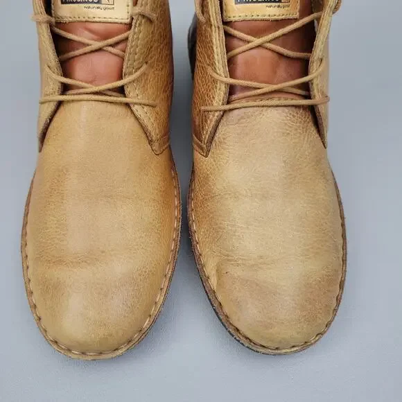 Pikolinos Women’s Ankle Boots 2 Tone Brown Lace Up Comfort Shoes US 7 EUR 37 - Picture 7 of 11